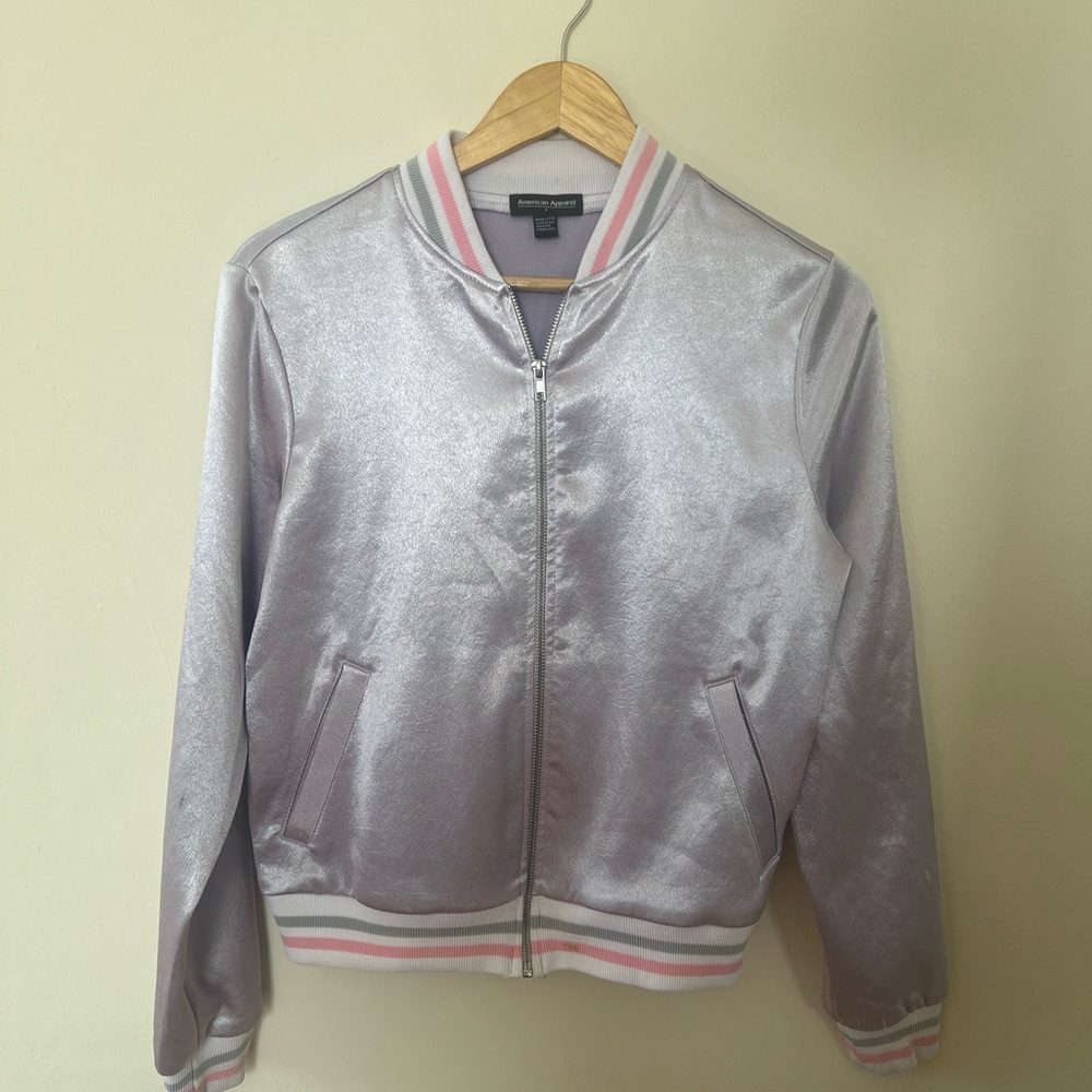 Lavender Bomber Jacket